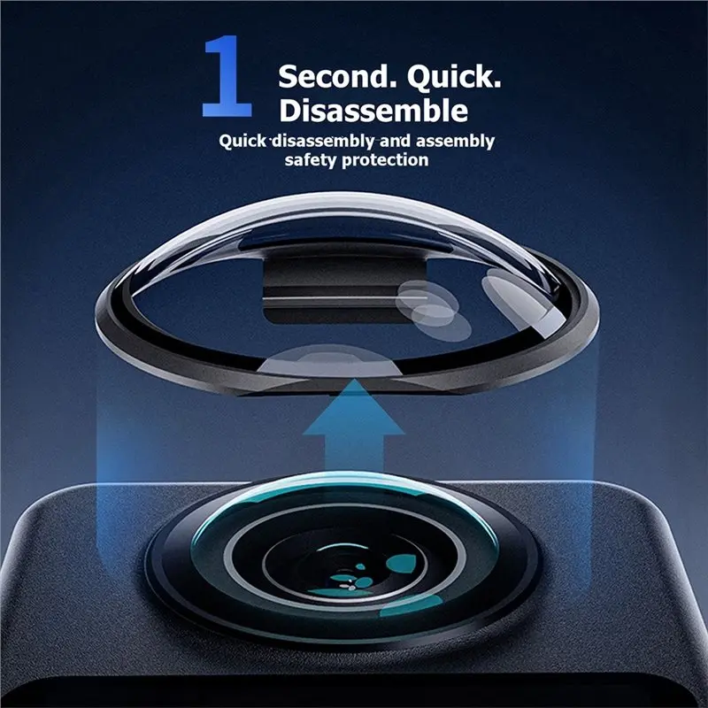 ABRI-Lens Protector For DJI OSMO 360 Panoramic Camera Scratch-Resistant Dustproof Lens Protective Shield Guard Cover
