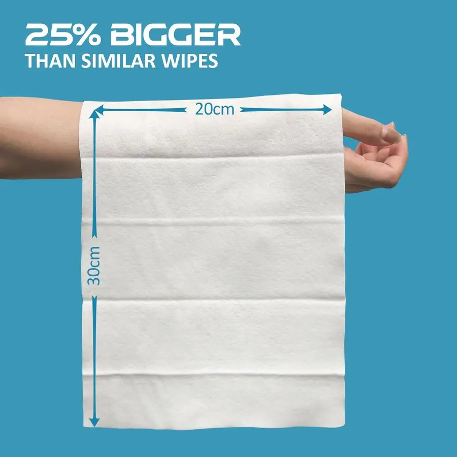 مناديل استحمام TrustPlus Bundle مع الألوة للبشرة الحساسة 40 قطعة، 8 × 12 أمبير حفاضات TrustPlus للبالغين مع أقصى قدر من الامتصاص XL #2