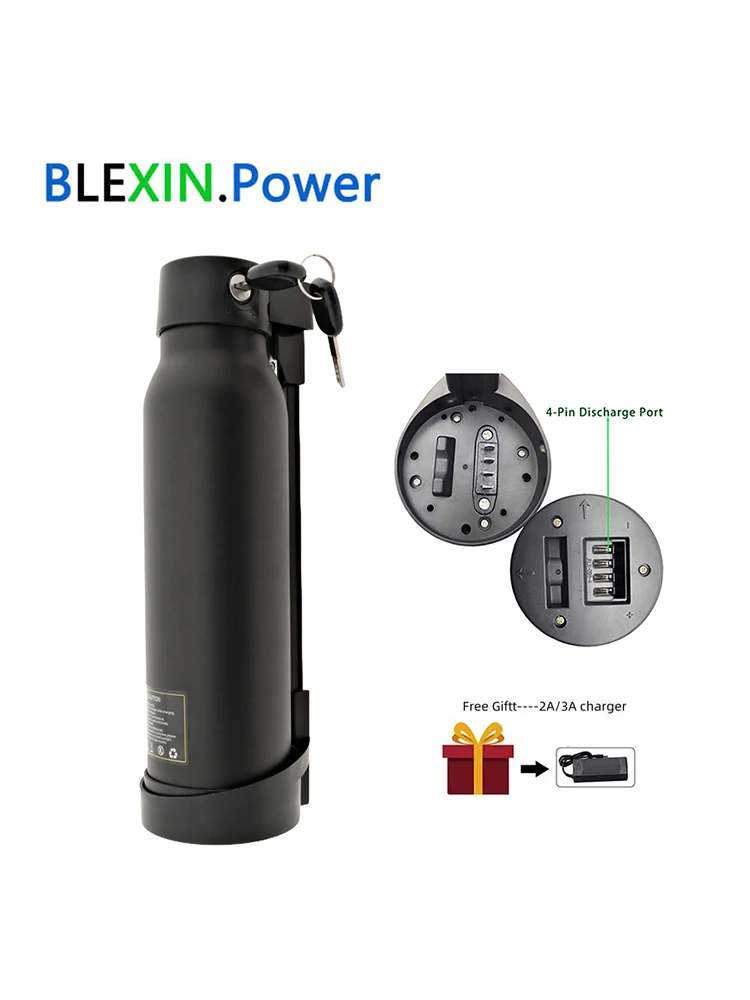AliExpress NONE 24V 36V Ebike Battery Small Water Bottle Akku Lithium Ion 10.5Ah Kettle 14Ah Batteries for Booster Bike Avaka Niubility B14S Ele