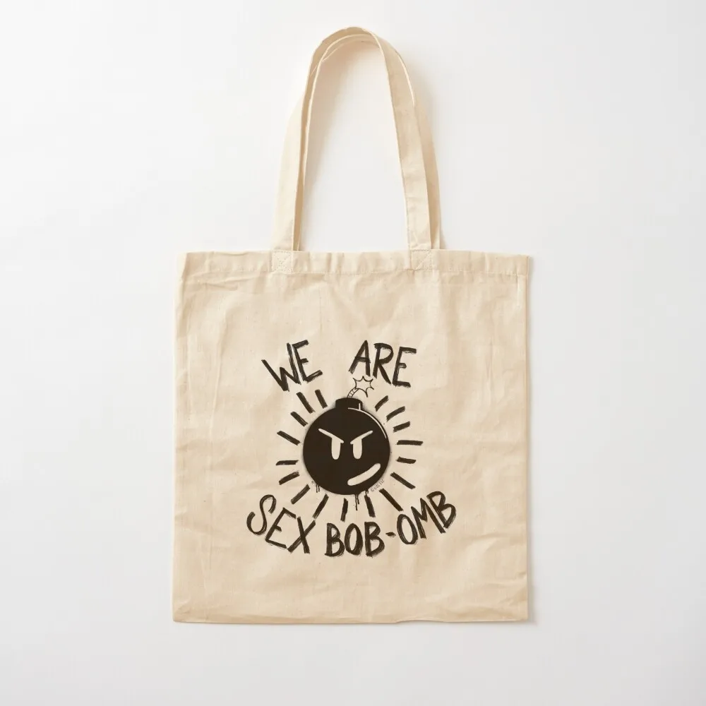 WE ARE SEX BOB-OMB Tote Bag reusable grocery bags tote bag men's