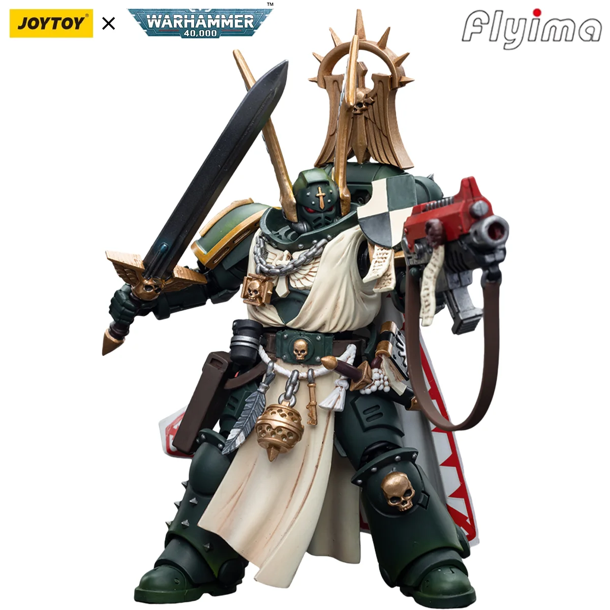 [Pre-Order]JOYTOY Warhammer 40,000 1/18 Action Figures Dark Angels Master Lazarus Model Boy Gift