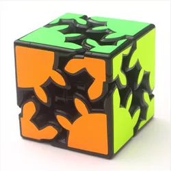 1 pz/set nuovo 2x2 Gear Magic Cubes nero professionale Cubo Magico Puzzle giocattolo per bambini giocattolo regalo per bambini