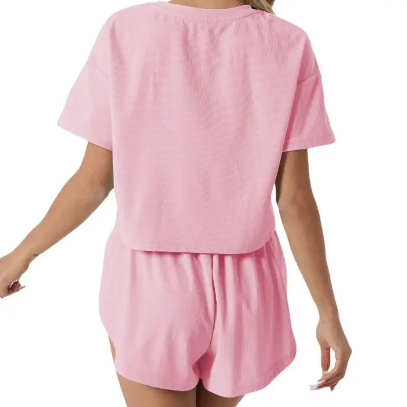 

Летняя женская спортивная одежда, комплект из 2-х предметов, топ с короткими рукавами, брюки, спортивная одежда, топ для тренировок, шорты, комплекты женской одежды для фитнеса, спортивный костюм