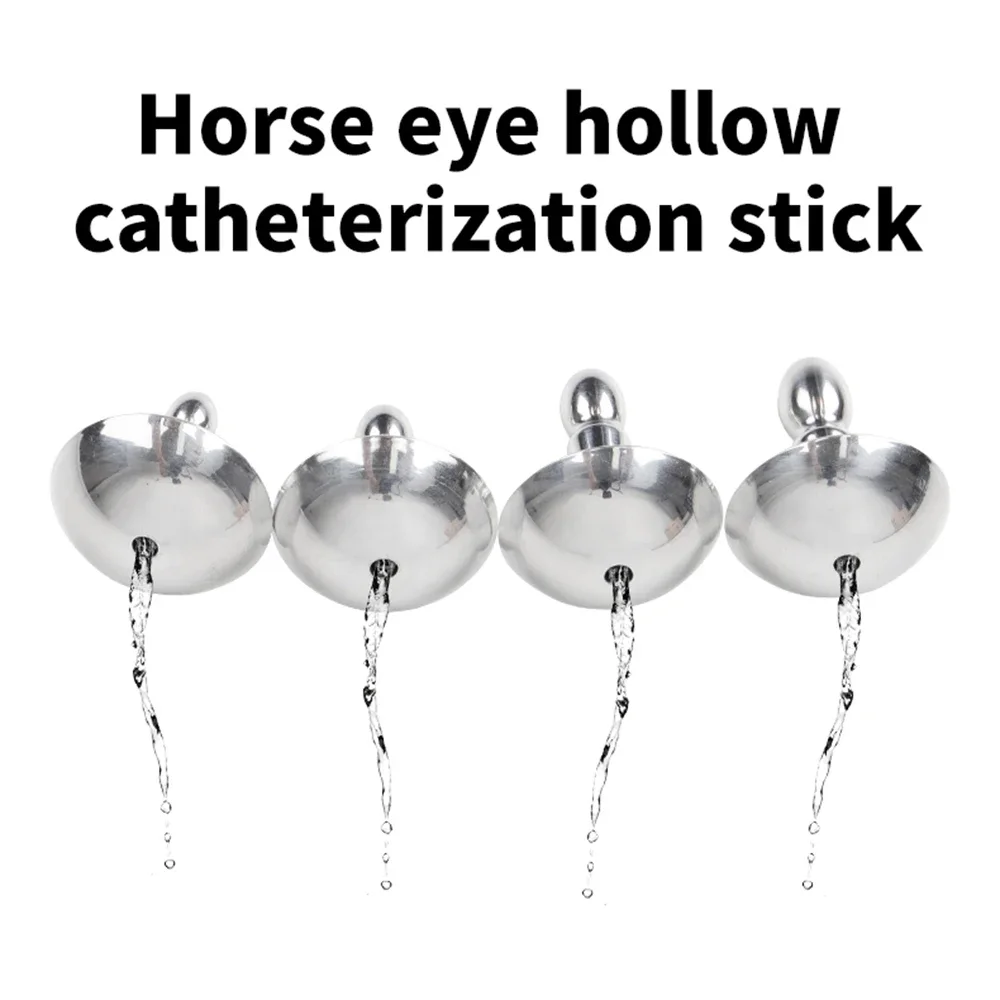 Stainless Steel Urethral Catheter Dilator Horse Eye Stimulation Sex Toys for Men Gay Sounding Penis Plug Insert Urethra Catheter