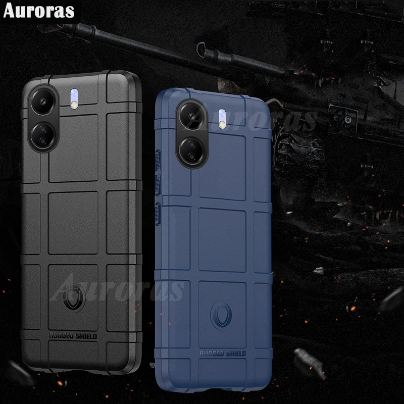 

Auroras For Xiaomi POCO C65 Cover Armor Shield Pattern Silicone Shell For Poco C55 Camera Protective Phone Case