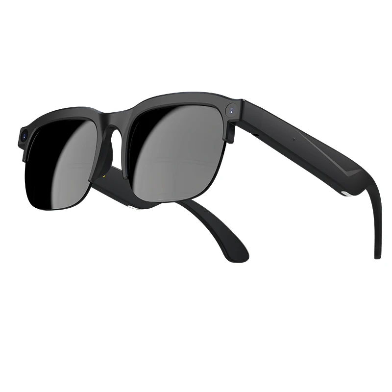 1080P Wireless Smart Glasses 250mAh Battery HD Photo Video Recording AI Real Time Translation Wearable Eyewear