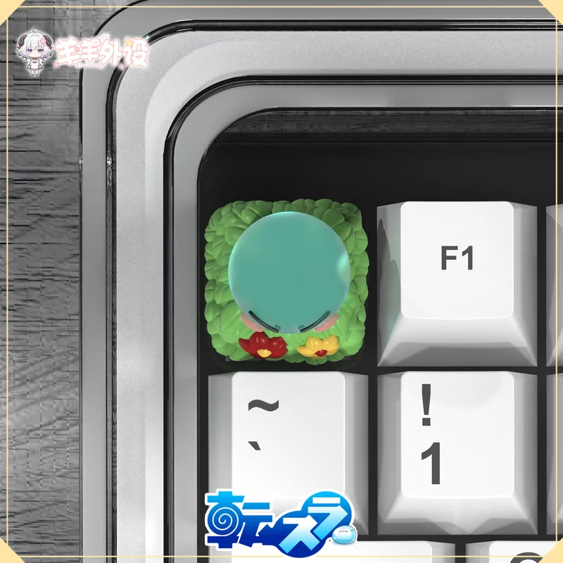 Klawisze Slime Przeżywają Reinkarnację Jako Slime Tematyczne Klawisze z Motywem Animacji Kreatywność z Żywicy Klawisze Anime Klawisze 3D do Klawiatury Mechanicznej