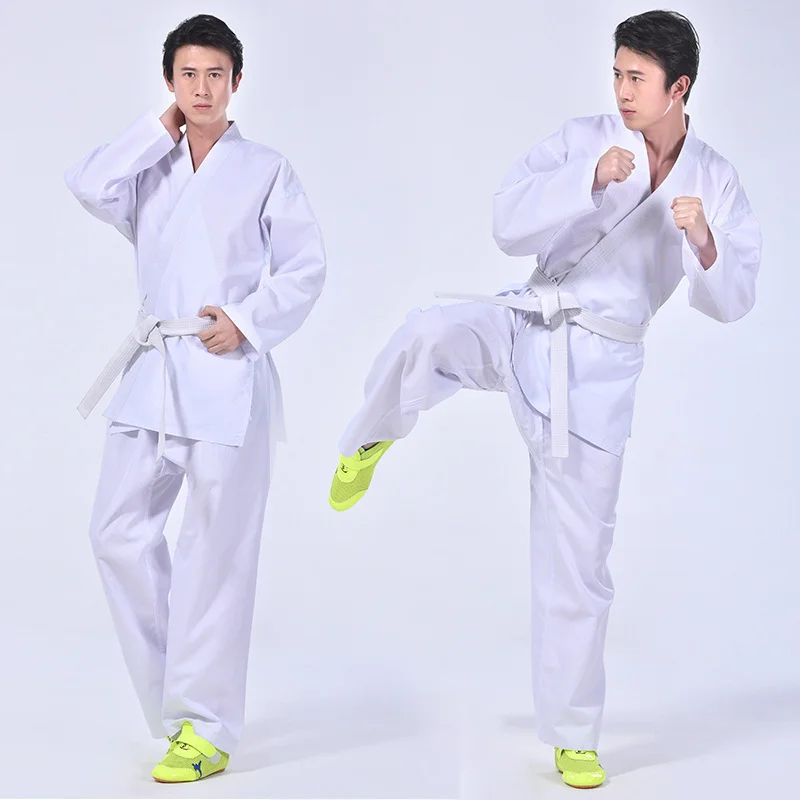 

Karate Jeet Kune Do Uniform for Kids and Adults Student Beginners Karate Gi Martial Arts Uniform Free Belt Judo Gi Black White