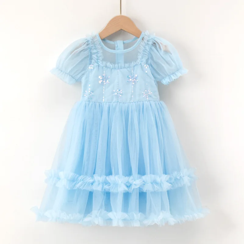 

Autumn Girls Princess Dress Baby Kids Elegant Party Tutu Fluffy Sequin Mesh Skirt Children Mesh Tulle Birthday Dresses L233