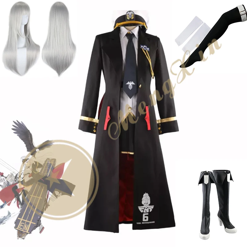 

Game Azur Lane Enterprise B Cosplay Costume Azur Lane Cosplay Costume Custom Made Full Set Cosplay Costume Halloween Clothes