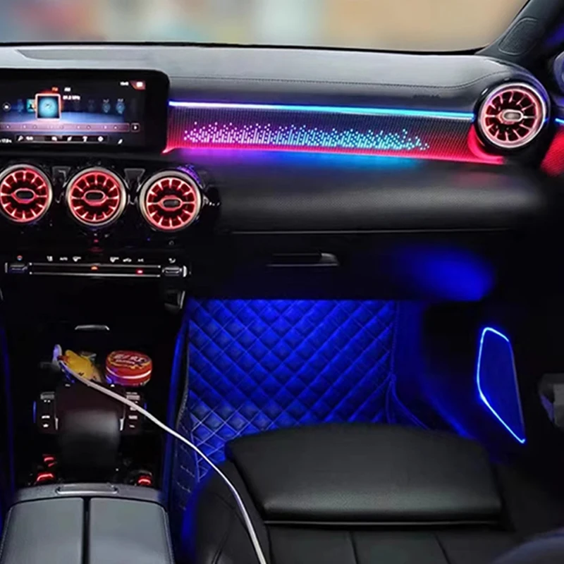 

Новая панель звездного света переднего пассажира класса A W177, декоративная полоса переднего пассажира A180l и A200l