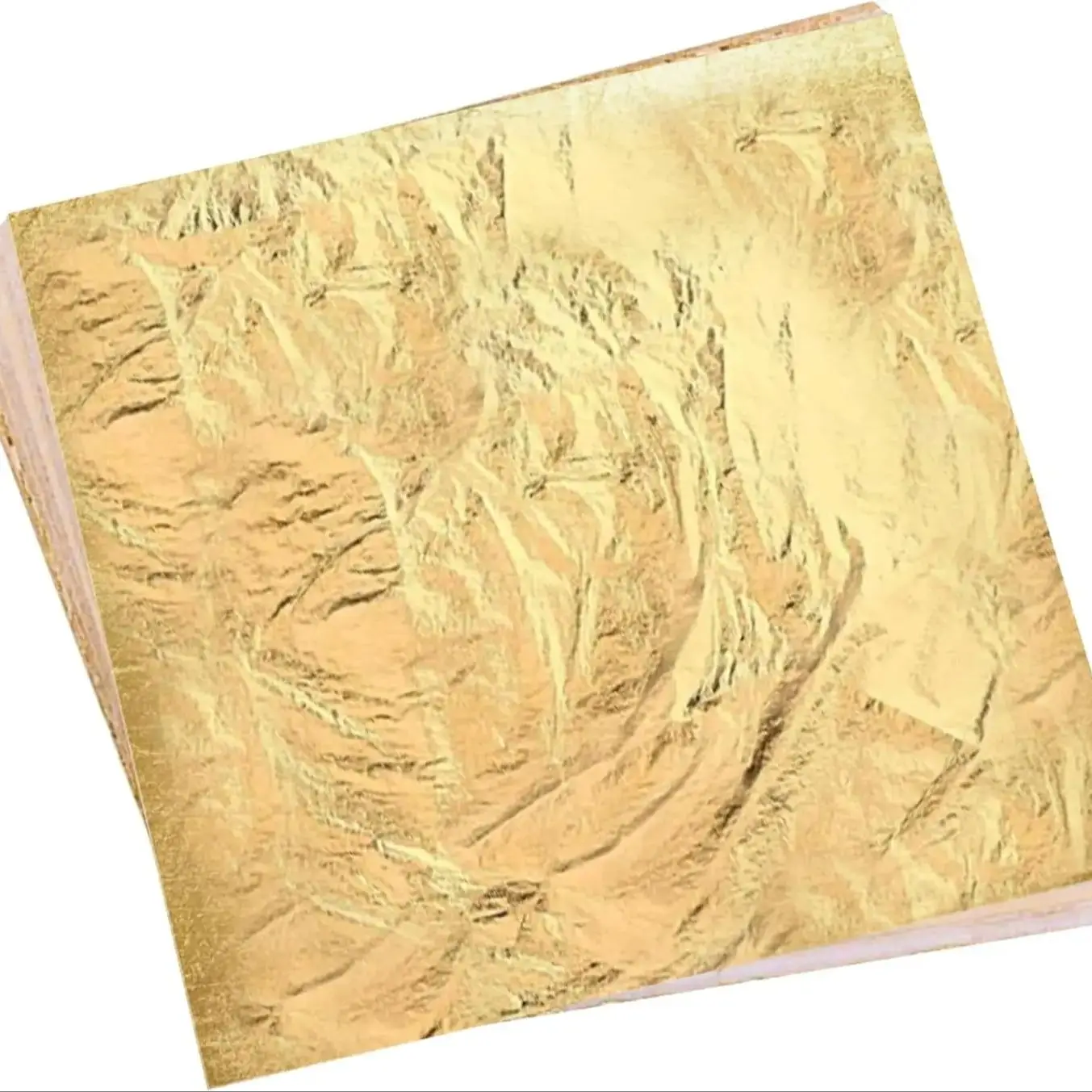 

10pcs/Bag 24K Gold Leaf Pure Genuine Gold Leaf Foil Sheets for Wine Drink Cake Decoration Arts Crafts Painting Skin Care