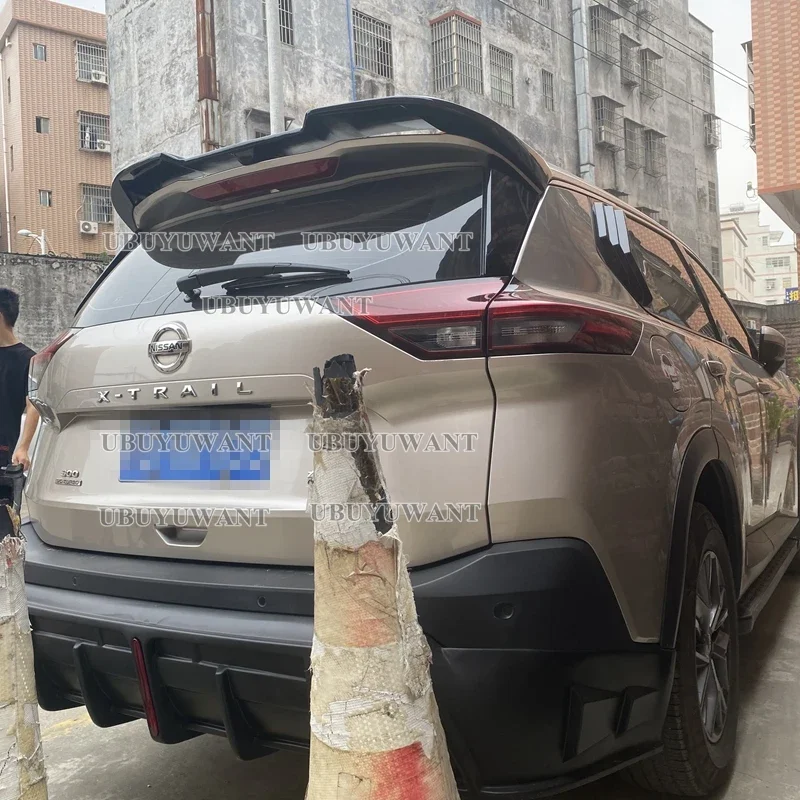 日産エクストレイルローグt33用ルーフリアスポイラー,ABSプラスチック