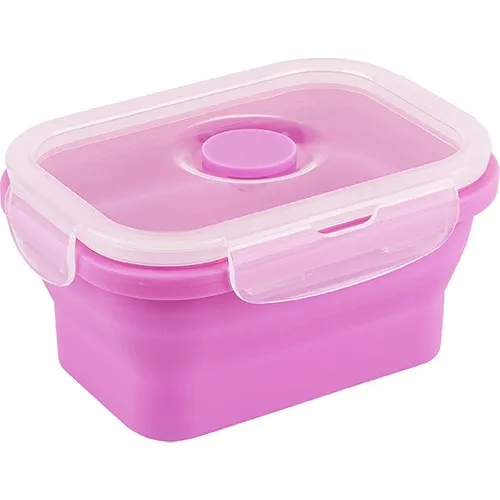 Tantitoni Foldable Pink Storage Container 13x10 cm