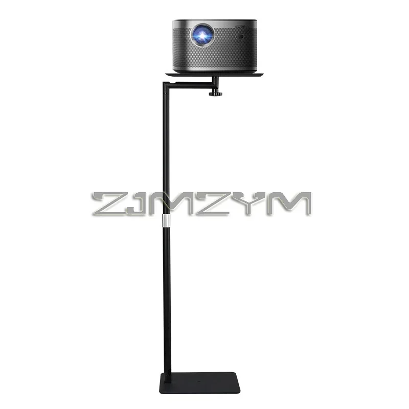 Stojak podporowy do projektora podłogowego 120 cm Uchwyt metalowy Możliwość regulacji pod wieloma kątami 360 °   Obrotowy uchwyt projektora do filmowego projektora wideo