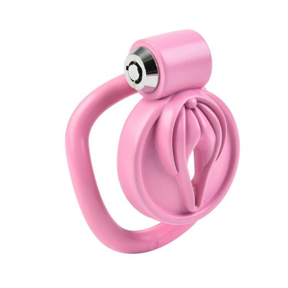 Small Chastity Cage Labia Curve for Sissy Sex Toys Male Penis Lock with 5 Size Cock Ring Bdsm Adult Erotic Urethral Toys for Men