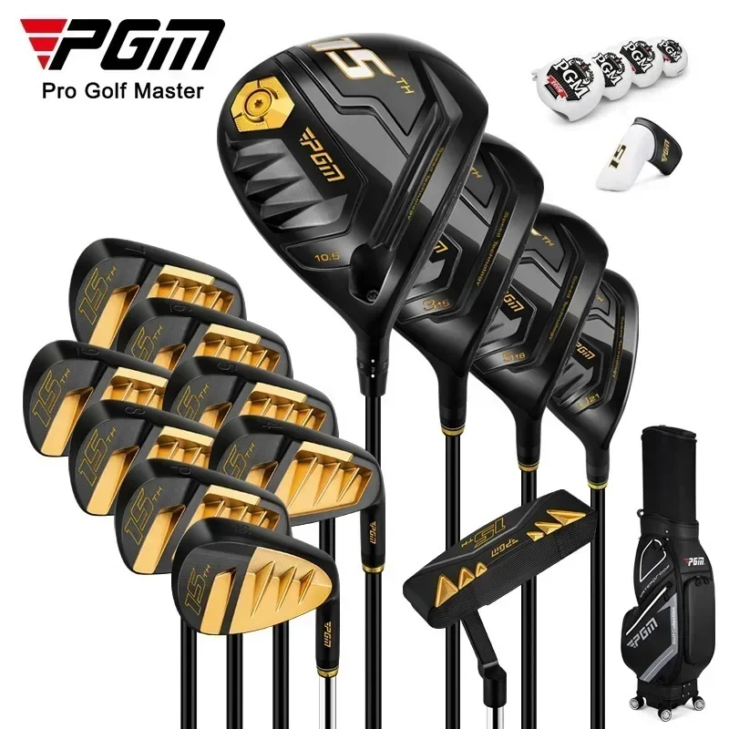 

PGM Golf Club Complete Set for Men, Titanium Alloy Driver, Mitsubishi Shaft MTG039