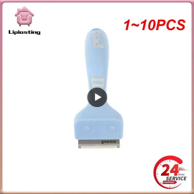 

Щетка для вычесывания шерсти домашних животных, расческа для груминга кошек и собак, 1-10 шт.