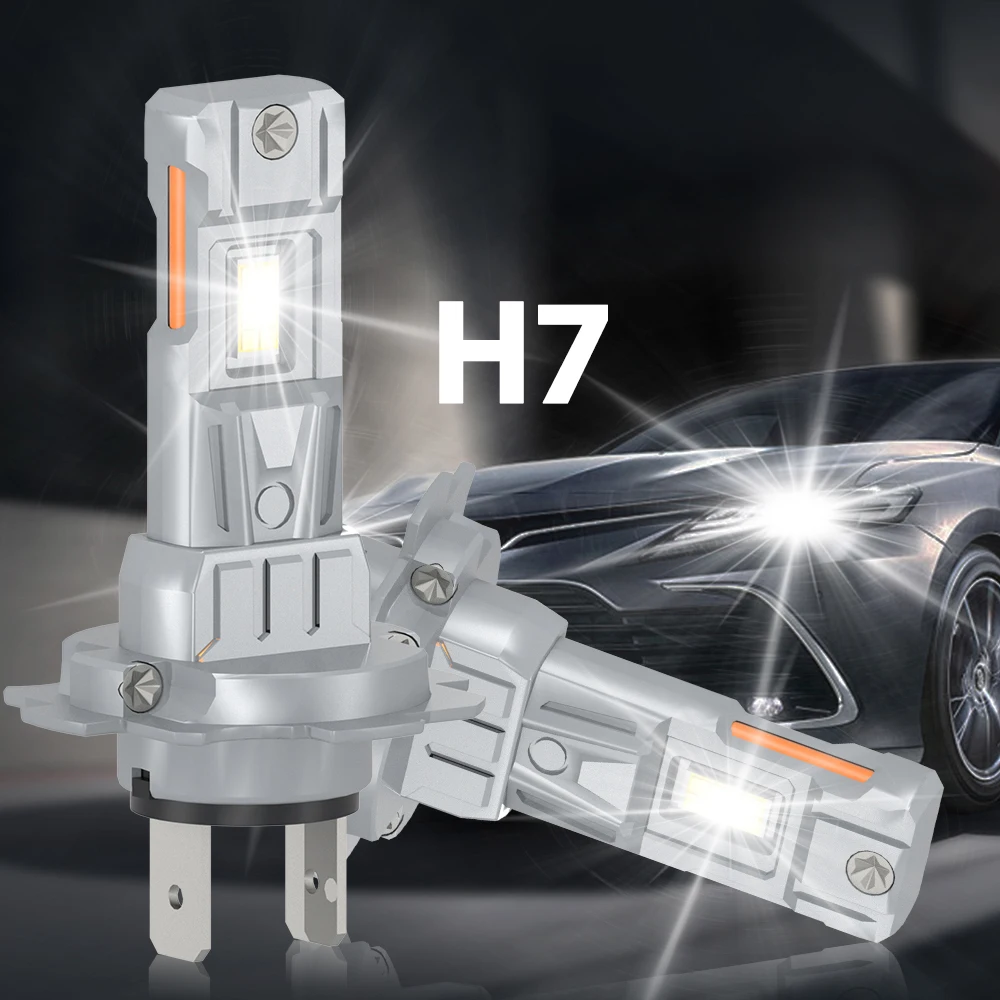 20000LM Mini H7 LED Headlight Bulb Wireless 120W CSP for Car Headlamp Auto Diode Lamps H7 Led 12V 6500K