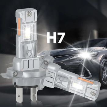 20000LM Mini H7 LED Headlight Bulb Wireless 120W CSP for Car Headlamp Auto Diode Lamps H7 Led 12V 6500K