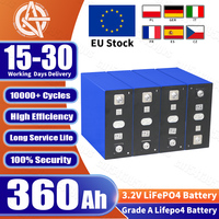 EU 360AH LiFePO4 Battery Cell 3.2V Brand New Deep Cycles Rechargeable Lithium-ion Battery DIY 12V 24V 48V For RV Yacht Golf Cart