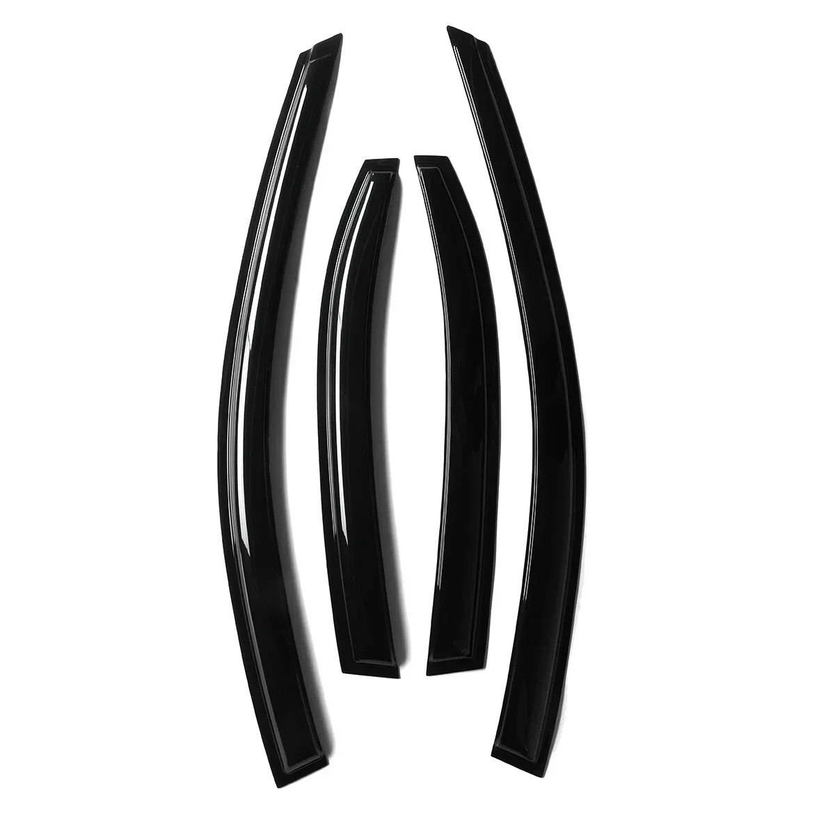 4PCS Car Door Window Vent Visor Deflector Rain Shelter For ACURA TSX 4 Door Sedan 2004-2014 Window Visor Rain Guard Body Kit