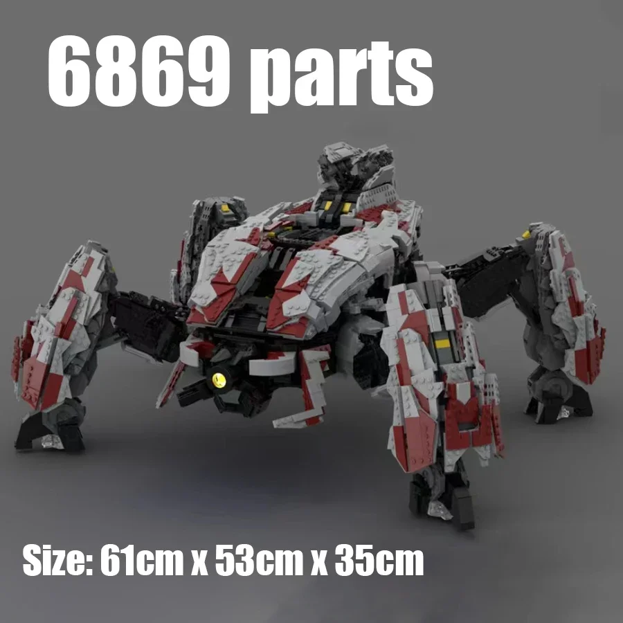 

6869 parts Halo Banished Scarab MOC-105211 blocks bricks model High difficulty