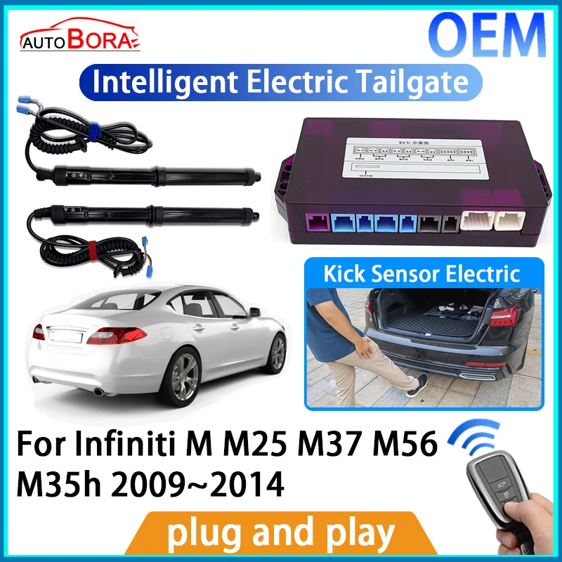 

AutoBora Intelligent Electric Tailgate Automatic Lifting Kit Remote Control Opener for Infiniti M M25 M37 M56 M35h 2009~2014