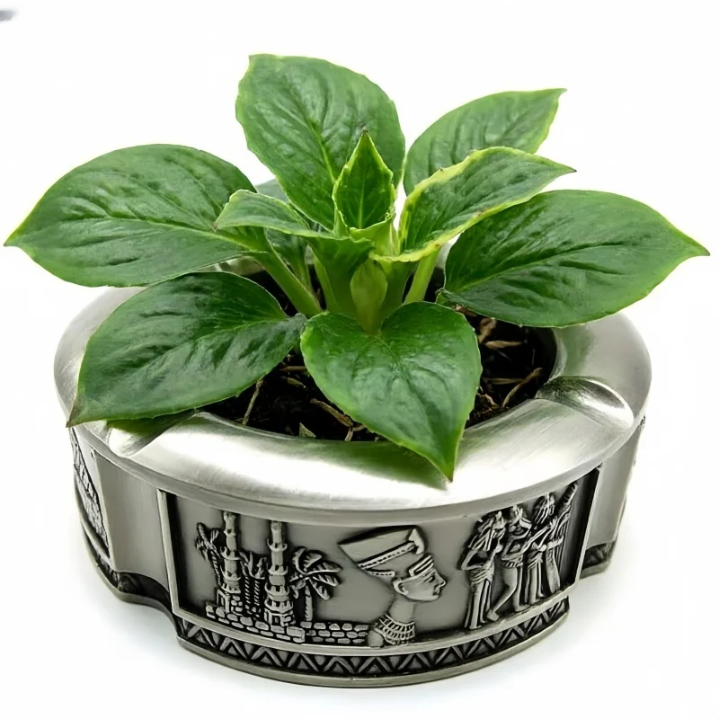 3D Silicone Mold Pharaoh Flowerpot DIY Ashtray Concrete Plaster Mold Home Decor Tools