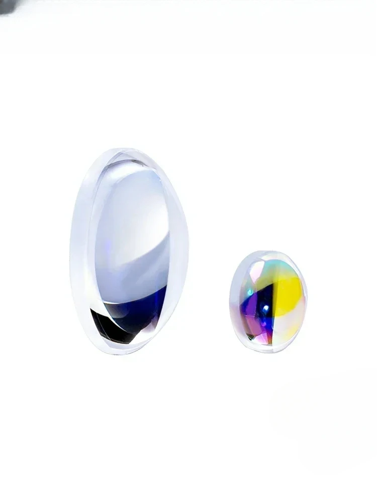 

K9 plano-convex lens diameter 25/25.4mm, visible light anti-reflection A film wavelength 350-700nm optical focus collimation