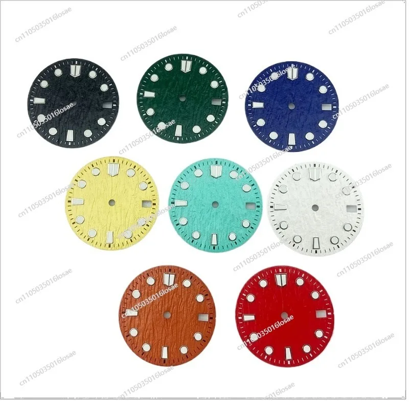 

Для циферблата 28,5 мм, зеленый светящийся для NH35MOVT, аксессуары для часов NH35MOVT, чехол