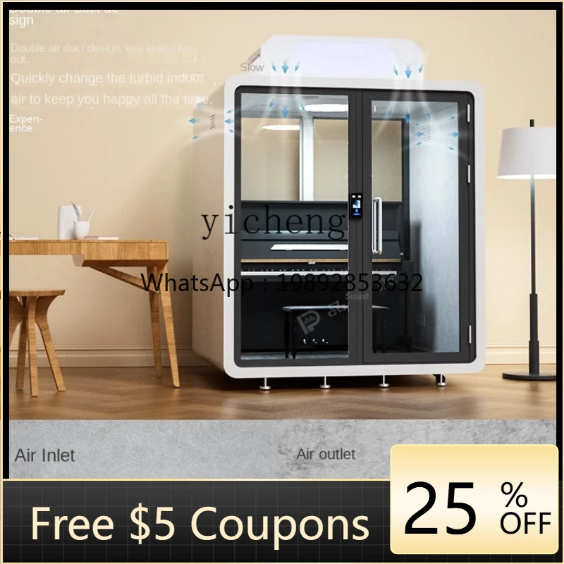 

AA Piano Soundproof Room Sleep house Recording Studio Telephone Booth Drum Kit Mute Cabin