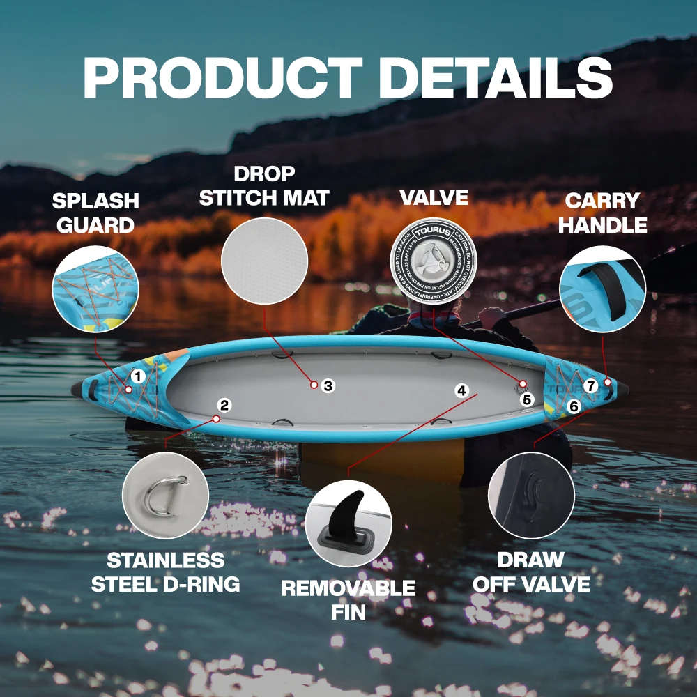 Inflatable Kayak 2 Person 490c - Inflatable Kayak 2 Person Drop Stitch review and price