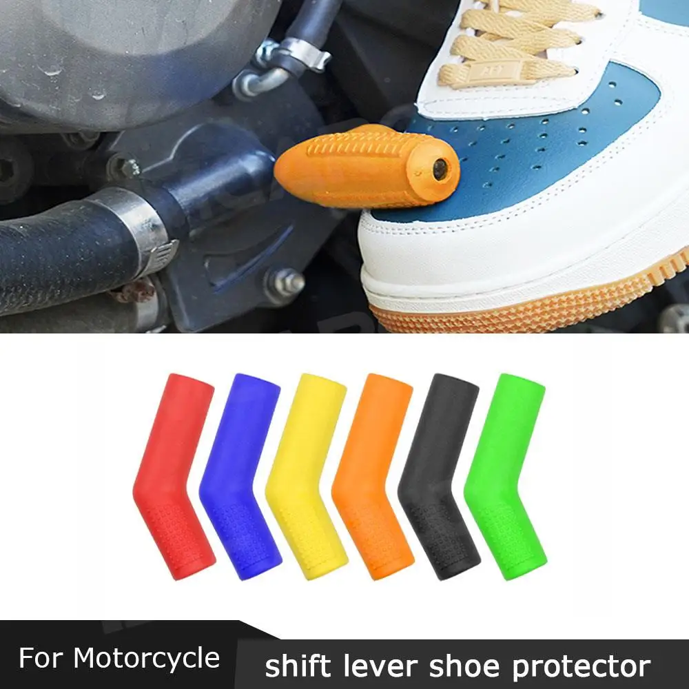 Cubierta protectora de palanca de cambios para motocicleta, funda protectora de zapato para palanca de cambios, funda para zapato, adornos de