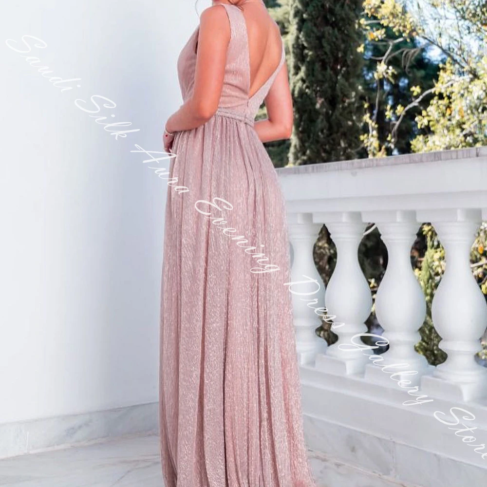 Cap Sleeve Detachable Sleeve Satin V-Neck Side Slit Straight Evening Dress Watteau Train Zipper Back Temperament Photo Color