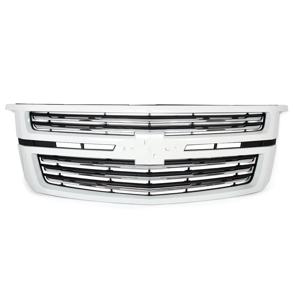 FRONT BUMPER GRILLE GRILL FOR 2015-20 CHEVROLET TAHOE/SUBURBAN LTZ SUMMIT WHITE