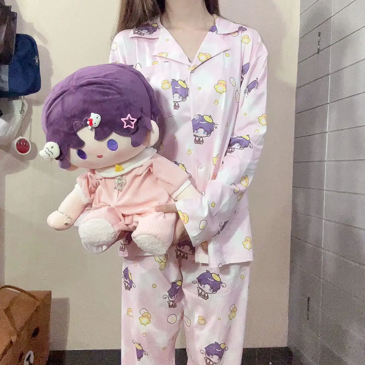 Spiel Love and Deepspace Rafayel Zayne Xavier Kawaii Cosplay Kostüm Paar Pyjamas Anime Cartoon Home Hooded Roly Poly