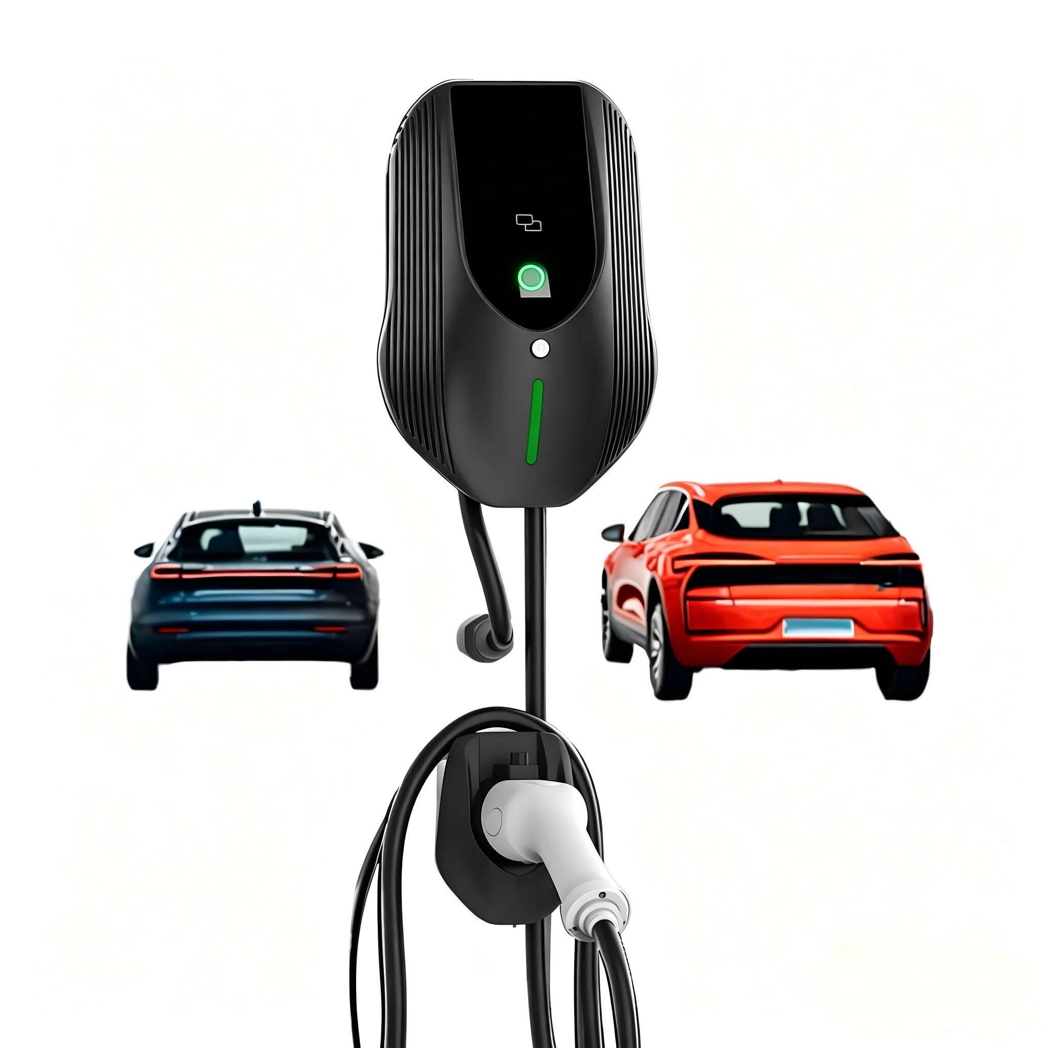 Portable EV Car Charger 32A 7KW Level 2 Home Charger GB Interface AC Input Voltage Range