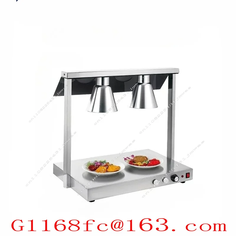 Buffet Food Warming Lamp, Double Three Head Warming Table, Commercial Catering Food Warming Lamp Parts
