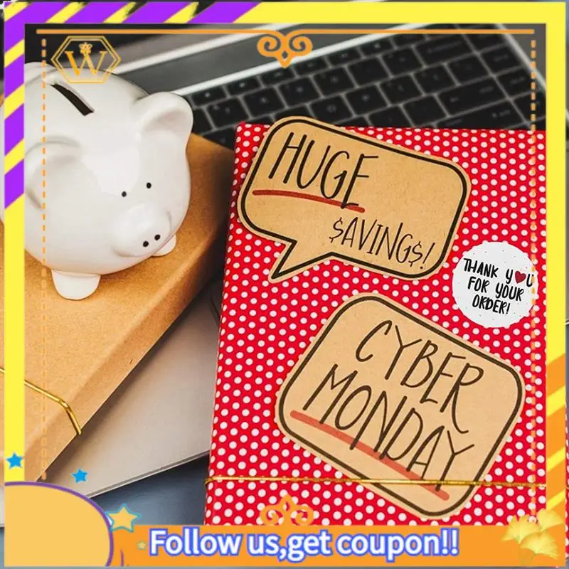 

A01K-Thank You Stickers Small Business - 10 Rolls 5000 Pieces Thank You Stickers Labels For Bubble Mailers Packaging , 1 In