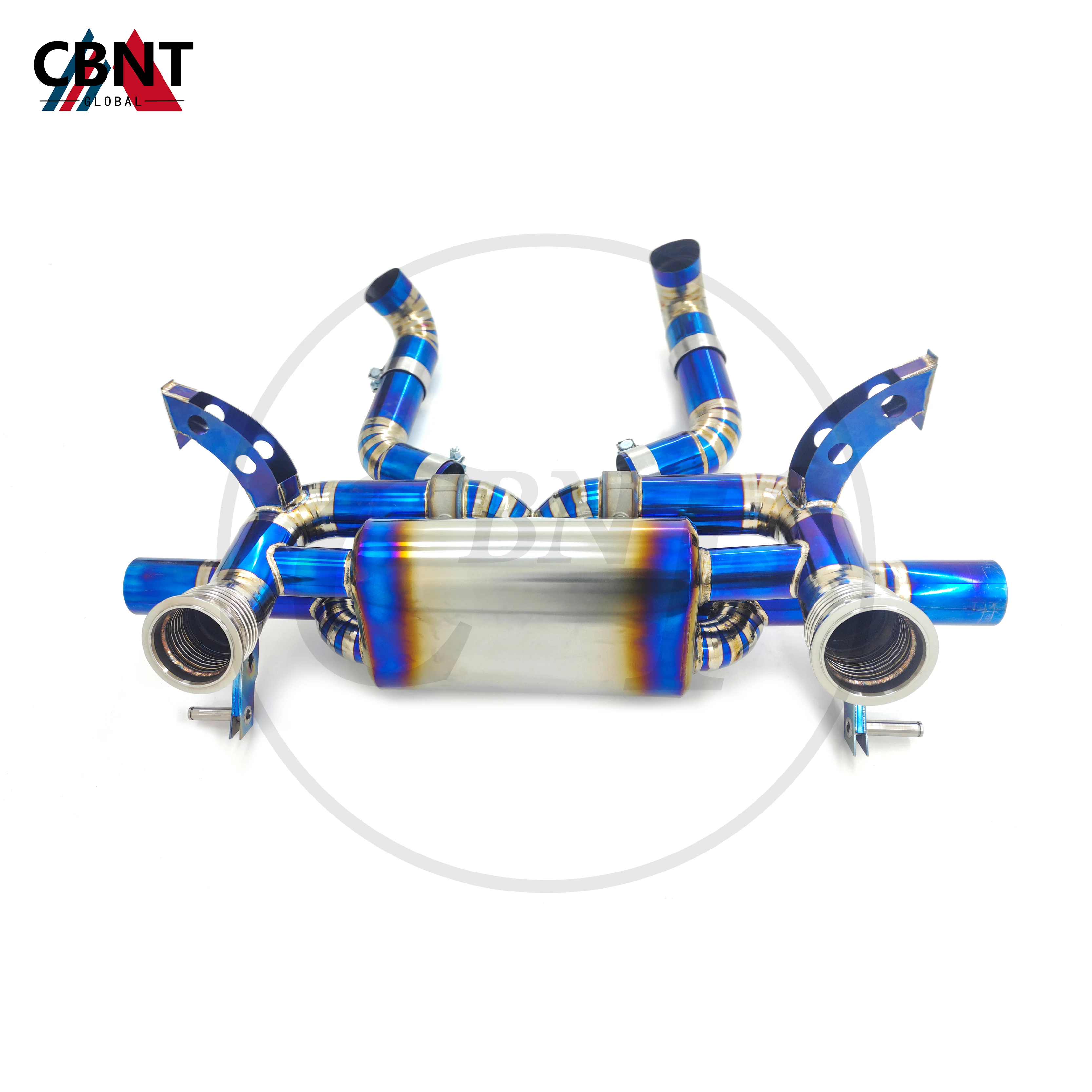 

CBNT for Audi R8 4.2L 5.2L V8 V10 Valved Exhaust Axle-back Titanium Alloy Exhaust-pipe System Catback with Valve Muffler