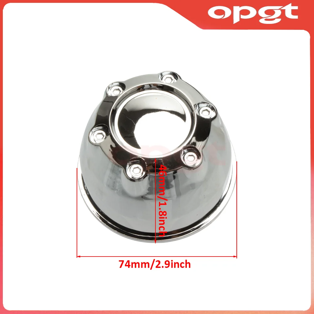 OPGT 4pcs/lot Decorative cover electroplating special Hub Caps For ATV UTV Buggy Quad Bike 10 inch 12 inch 14 inch alloy wheels