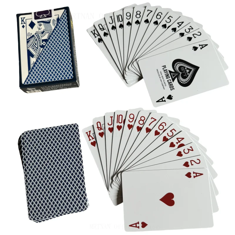 100% PVC Plastic Waterproof Playing Cards Game Poker Cards Board Games 58*88mm Cards Poker Cards