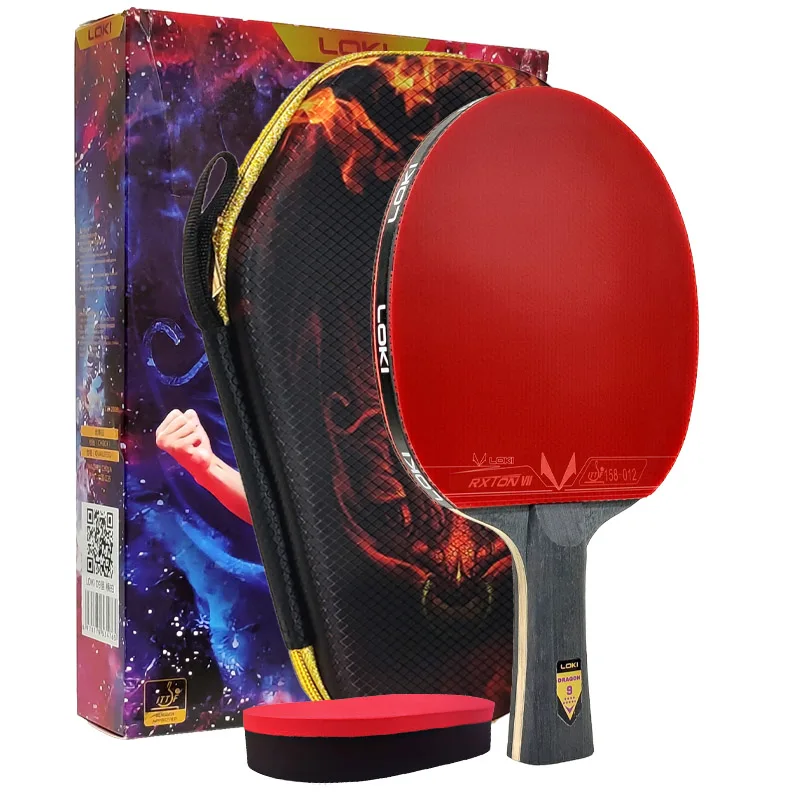 Originele LOKI Tafeltennis Racket Dragon Serie Ping Pong Racket Paddle Bat Professionele 6/7/8/9/10 Sterren voor Alle Niveau Spelers