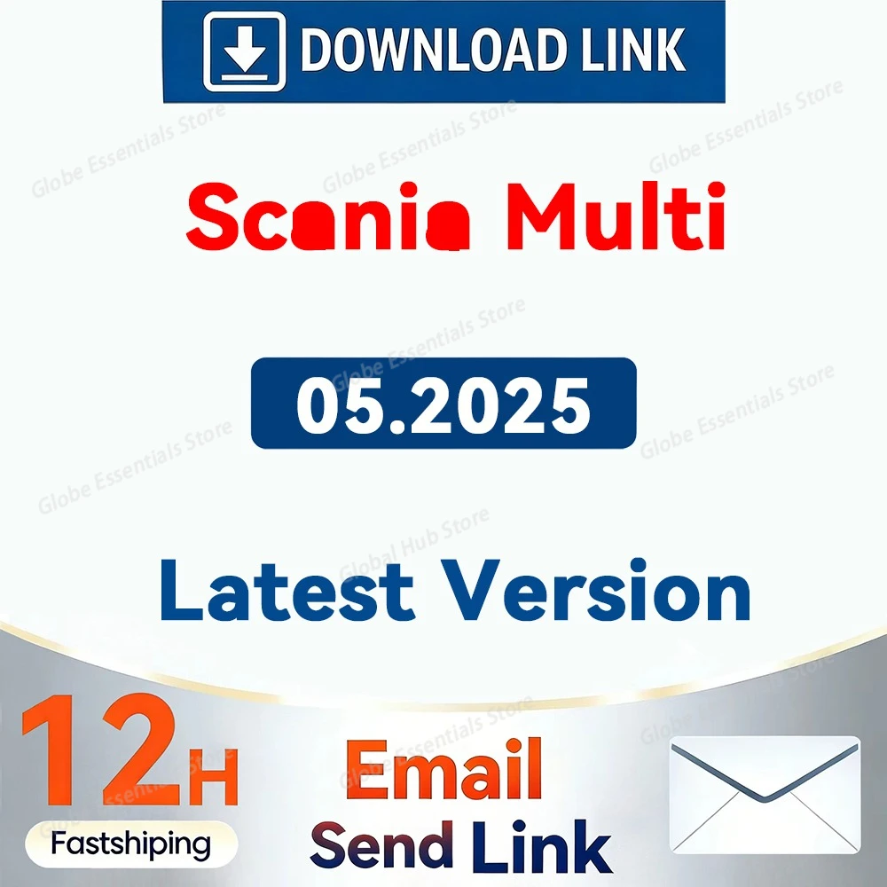 06.2025 12,2024 nueva versión piezas de repuesto electrónicas lanzamiento de catálogo para Scania Multi camión autobús motor EPC software de programa