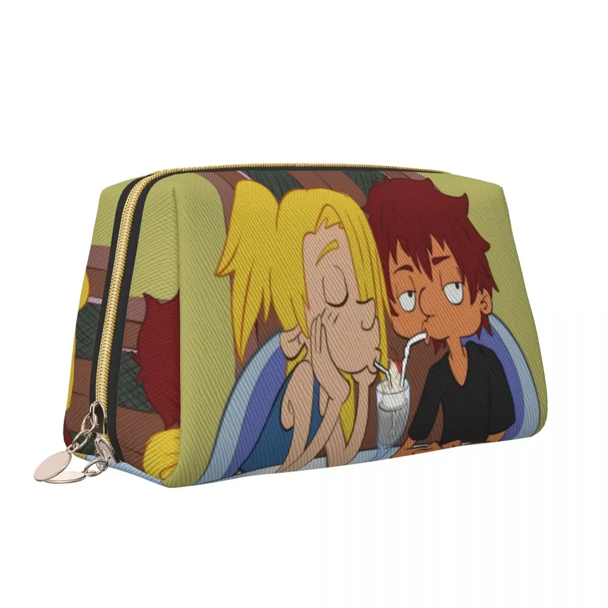 Custom Hey Arnold Animated Anime Helga Pataki Travel Cosmetic Bag Women Toiletry Makeup Organizer Lady Beauty Storage Dopp Kit