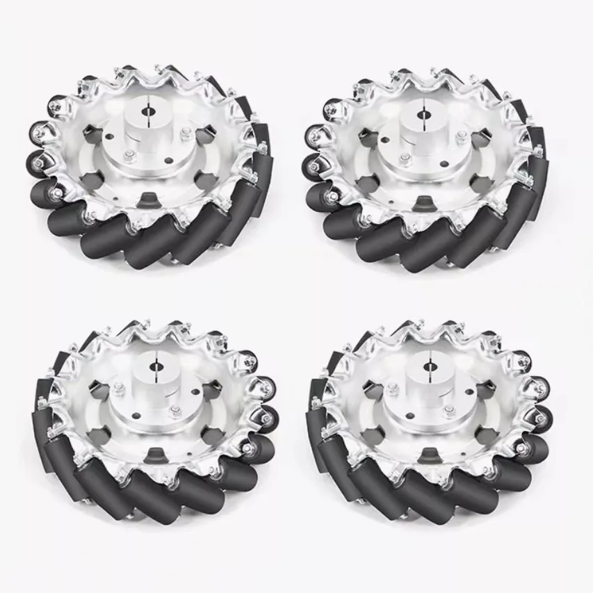 (6 Inch)152mm Stainless Wheels Set(4 Pcs)/Robot Car Parts
