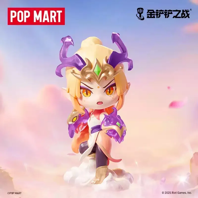POPMART X القتال لسلسلة الملعقة الذهبية صندوق أعمى تخمين حقيبة صندوق غامض اللعب دمية لطيف أنيمي الحلي جمع
