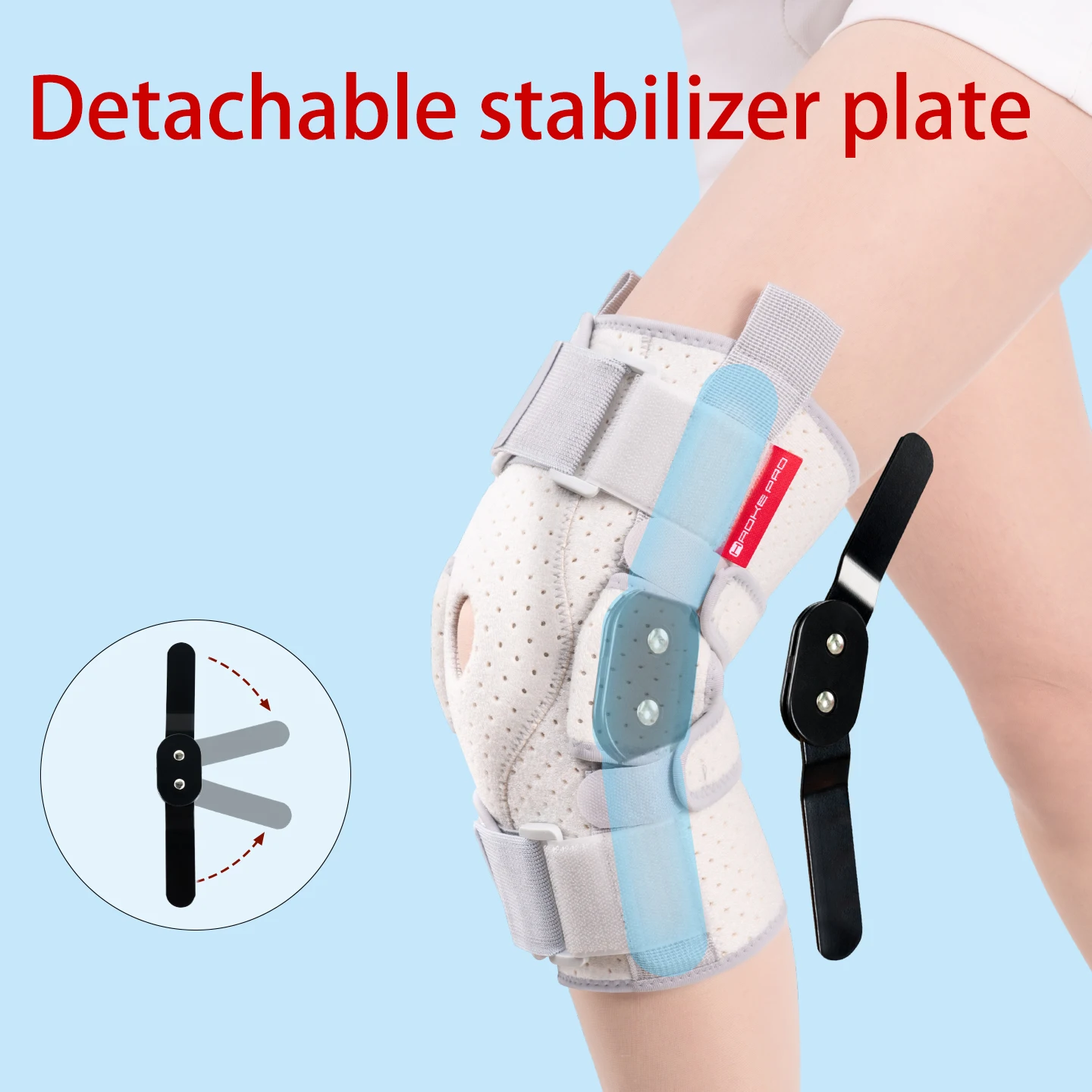 Rodillera Ajustable con Soport - Compression Knee Sleeve reseña y precio