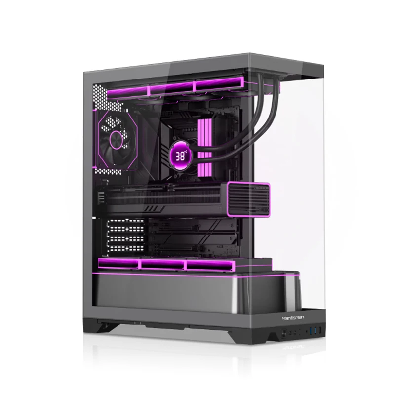 

Antisman Star Core Game computer desktop computer case Supports 360 water cooling Three-sided glass sea-view room